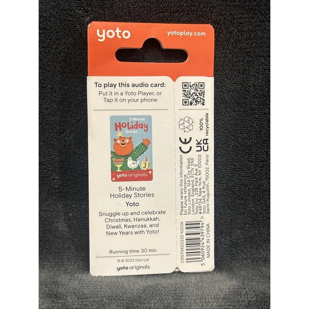 Yoto 5-Minute Holiday Stories‎ Audio Card